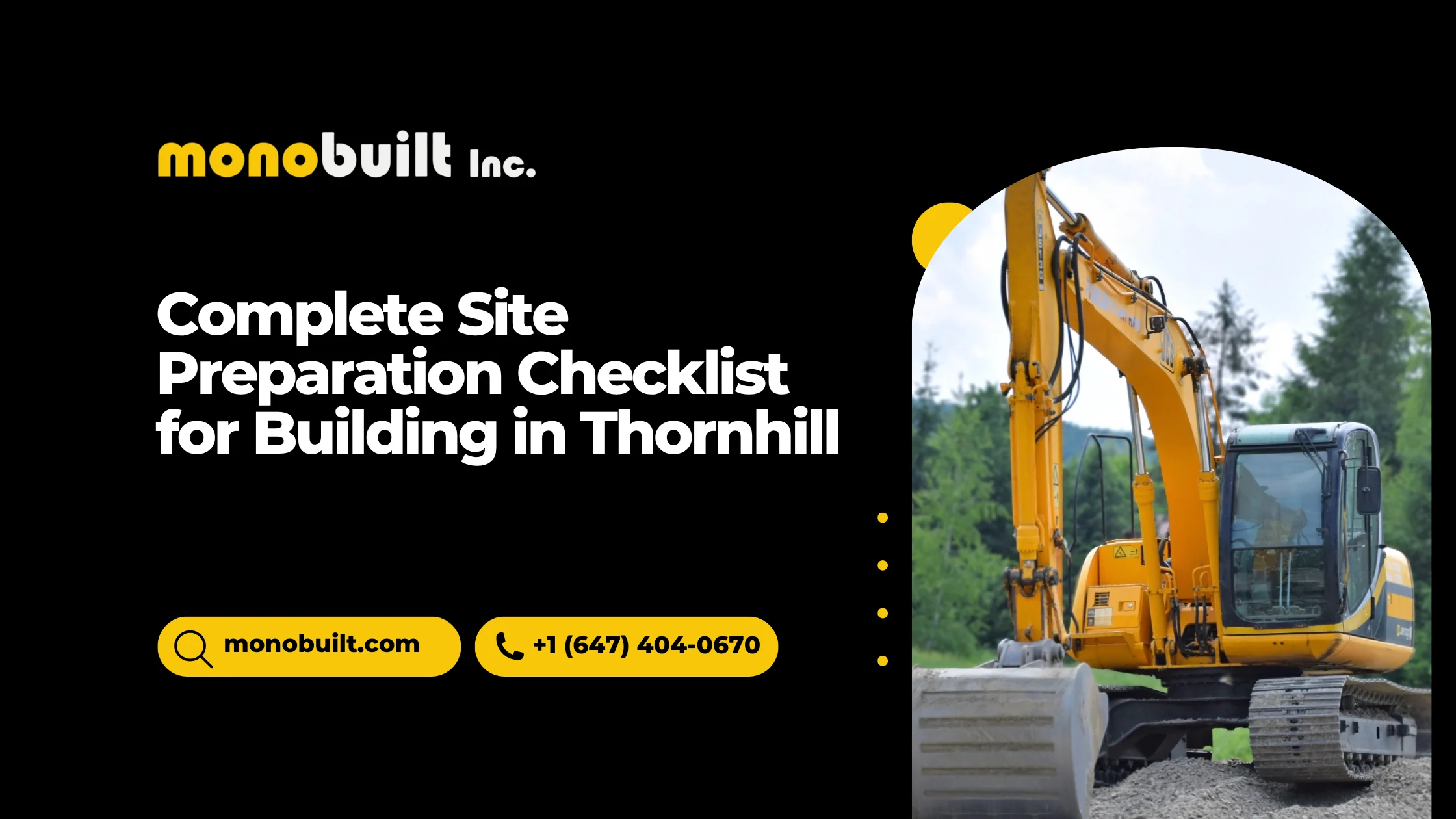 Complete Site Preparation Checklist for Building in Thornhill