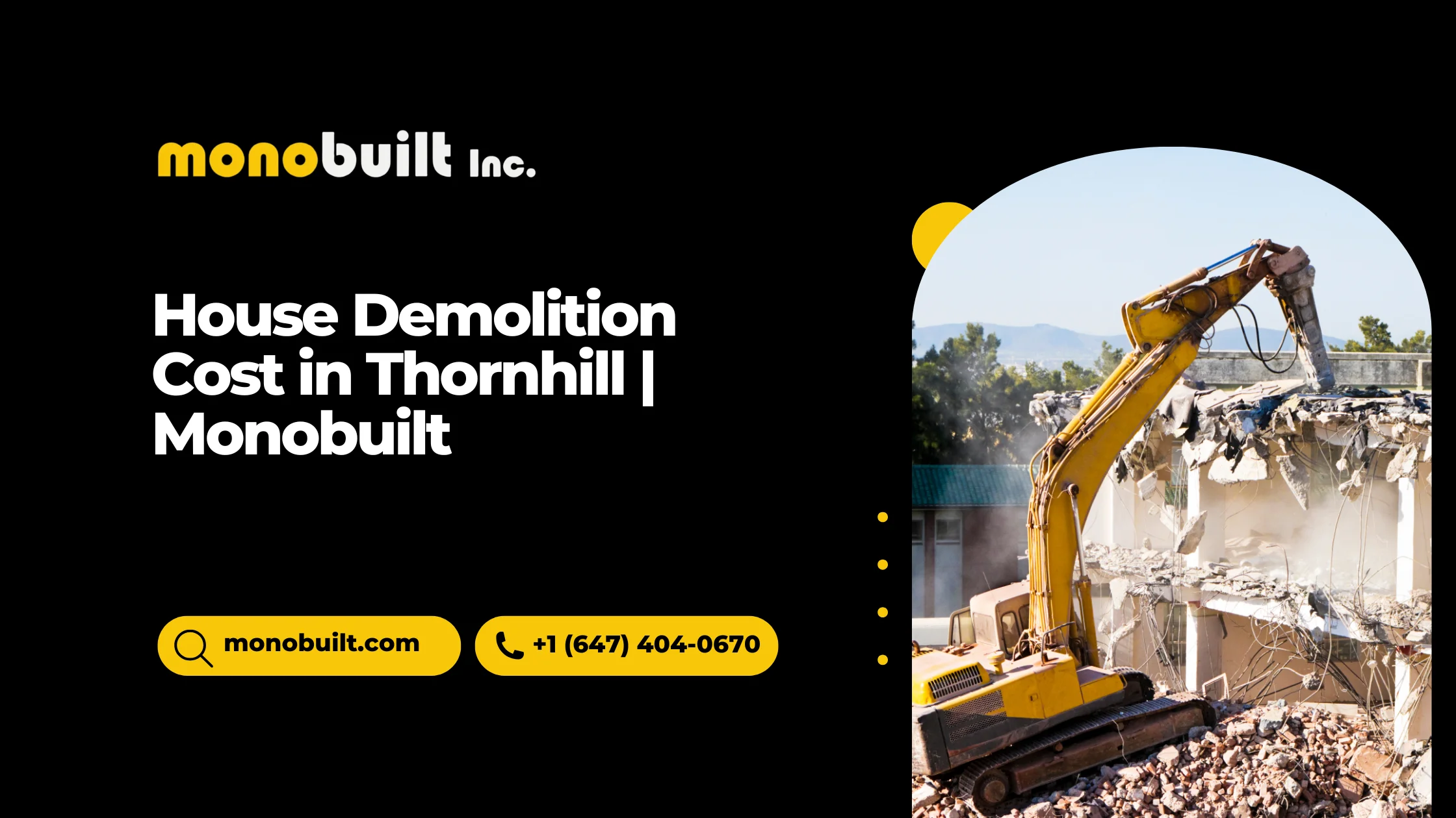 How Much Does House Demolition Cost in Thornhill? (2026 Guide)