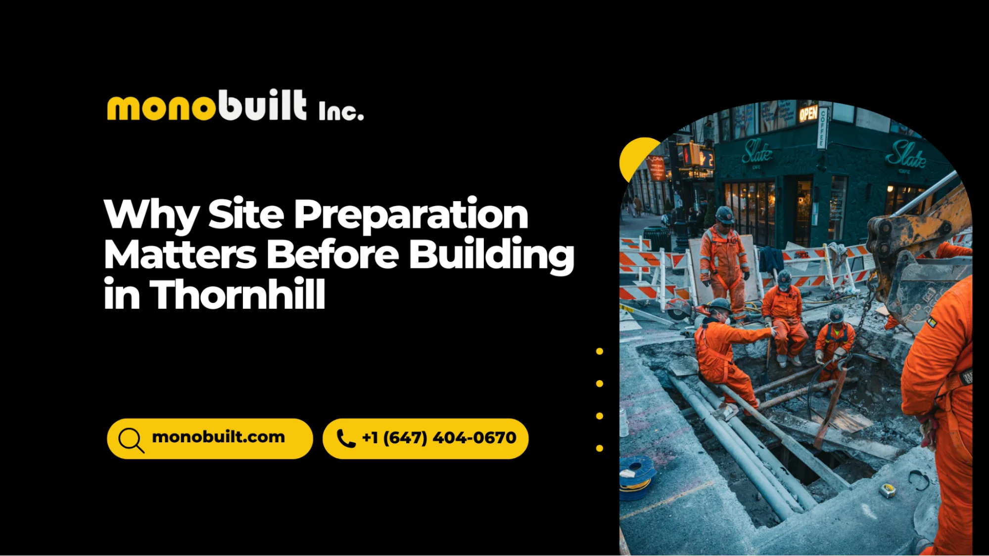 Why Site Preparation Matters Before Building in Thornhill