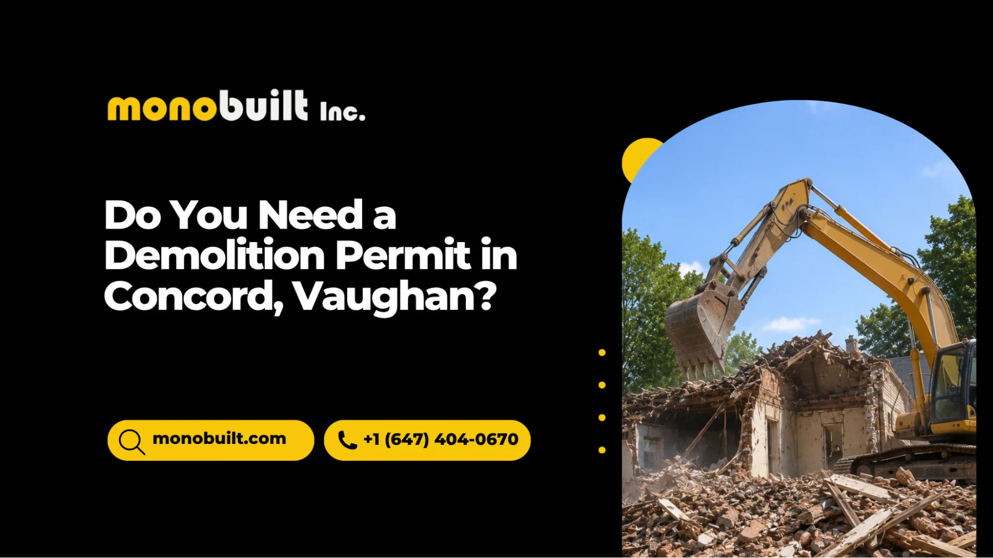 Do You Need a Demolition Permit in Concord, Vaughan?